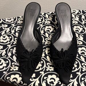 Black PELLE Moda Mules